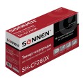 Картридж лазерный SONNEN (SH-CF280X) для HP LaserJet Pro M401/M425, ВЫСШЕЕ КАЧЕСТВО, ресурс 6500 стр., 362438