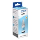 Чернила EPSON (C13T67354A) для СНПЧ Epson L800/L805/L810/L850/L1800, светло-голубые, оригинальные
