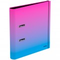 Папка-регистратор Berlingo "Radiance", 50мм, ламинированная, розовый/голубой градиент, AMl50401