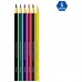 Карандаши цветные Berlingo "SuperSoft. Замки", 06цв., заточен., картон, европодвес,  SS00106