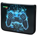 Папка для тетрадей BRAUBERG KIDS А5, 1 отделение, пластик, молния вокруг, Digital gamepad, 273326