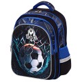 Рюкзак BRAUBERG KIDS FLOSSY, 2 отделения, 3 кармана, Soccer Club, 3D панель, 40х28х18 см, 273181