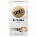 Кофе в капсулах LEBO "Espresso Milky" для кофемашин Nespresso, 10 порций