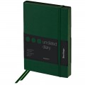 Ежедневник недатированный B6 (122*183мм), 136л., кожзам, Berlingo "Western", с резинкой, зеленый, UD0_85604