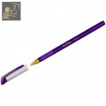 Ручка шариковая масляная Berlingo "xGold" фиолетовая, узел 0,7мм, толщина 0,5мм, игольчатый стержень, грип, CBp_07504