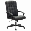 Кресло офисное BRABIX Quadro EX-524, компактная упаковка,  экокожа, черное, 532104