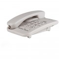Телефон проводной Texet ТХ-212, повторный набор, светло-серый, 