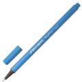 Ручка капиллярная BRAUBERG "Aero", ГОЛУБАЯ, трехгранная, металлический наконечник, линия письма 0,4 мм, 142259