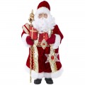 Декоративная кукла "Дед Мороз в красном костюме", 45,5см