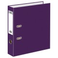 Папка-регистратор СТАММ, 70мм, бумвинил, с карманом на корешке, фиолетовая, ММ-31521