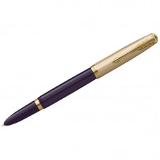 Ручка перьевая Parker "51 Plum GT", черная, 0,8мм, подарочная упаковка, 2123516