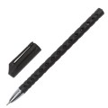 Ручка шариковая масляная BRAUBERG Orient, ЧЕРНАЯ, корпус черный, узел 0,7мм, линия 0,35мм, 143000