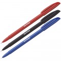 Ручка шариковая масляная Berlingo "Metallic" синяя, узел 0,7мм, линия 0,35 мм, игольчатый наконечник, корпус ассорти, CBp_70752