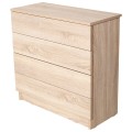 Комод BRABIX "Scandi CM-001", 750х330х730мм, 4 ящика, ЛДСП, дуб сонома, 641901, ЦБ013659 -2