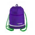 Мешок для обуви 1 отделение Berlingo "Basic lilac", 360*460мм, светоотражающая лента, карман на молнии, MS230105