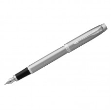 Ручка перьевая Parker "IM Essential Stainless Steel CT" синяя, 0,8мм, подарочная упаковка, 2143635