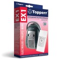 Мешок для пылесоса (пылесборник) бумажный TOPPERR EX1, ELECTROLUX, PHILIPS, BORK, КОМПЛЕКТ 5шт, 1010