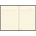 Ежедневник недатир. A5, 136л., кожзам, OfficeSpace "Dallas", коричневый. золотой срез, En5v_25208