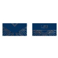 Конверт для денег MESHU "С Днем рождения. Синий", 85*164мм, soft-touch, фольга, MS_55115