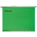Подвесная папка Esselte "Pendaflex Plus Foolscap", 240*412мм, картон, 210г/м2, зеленая, 90337