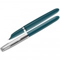 Ручка перьевая Parker "51 Teal Blue CT" черная, 0,8мм, подарочная упаковка, 2123506