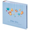 Фотоальбом BRAUBERG "Baby Boy" на 200 фото 10*15 см, тверд обложка, бум. стр, бокс, голубой, 391144
