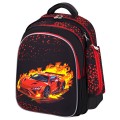 Рюкзак BRAUBERG KIDS MIND с пеналом в комплекте, 2 отделения, Fiery Road, 40х28х18 см, 273177