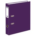 Папка-регистратор СТАММ, 50мм, бумвинил, с карманом на корешке, фиолетовая, ММ-31507