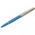Ручка перьевая Parker "51 Turquoise GT" темно-синяя, 0,8мм, подарочная упаковка, 2169079