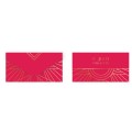 Конверт для денег MESHU "С Днем рождения. Красный", 85*164мм, soft-touch, фольга, MS_55116