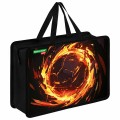 Папка на молнии с ручками BRAUBERG KIDS А4, 1 отделение, пластик, 100 мм, Fire split, 273378