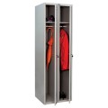 Шкаф металлический для одежды ПРАКТИК "LS-21", двухсекционный, 1830х575х500 мм, 29 кг