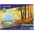 Холст на картоне BRAUBERG ART "CLASSIC", 45х55 см, грунтованный, 100% хлопок, мелкое зерно, 191021