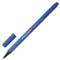 Ручка капиллярная BRAUBERG "Aero", СИНЯЯ, трехгранная, металлический наконечник, линия письма 0,4 мм, 142253