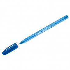 Ручка шариковая масляная Luxor "InkGlide 100 Icy" синяя, узел 0,7мм, линия 0,5мм, игольч, трехгран., 16702/12 Bx