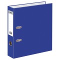 Папка-регистратор СТАММ 75мм, бумвинил, с карманом на корешке, синяя, ММ-31493