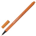 Ручка капиллярная BRAUBERG "Aero", ОРАНЖЕВАЯ, трехгранная, металлический наконечник, линия письма 0,4 мм, 142249