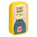 Пенал 2 отделения, 190*105 ArtSpace "Donut worry", ламинированный картон, ПК2_42365