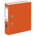 Папка-регистратор СТАММ, 70мм, бумвинил, с карманом на корешке, оранжевая, ММ-31516
