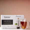 Чай в стиках TEATONE, черный с ароматом бергамота, 100 стиков по 1,8г, ш/к 80180, 64