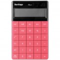 Калькулятор настольный Berlingo, 12 разр., двойное питание, 165*105*13мм, тёмно-розовый