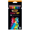 Карандаши цветные 12 ЦВЕТОВ BIC "Color UP", пластиковые, трехгранные, 9505271