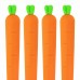 Ручка фигурная шариковая ЮНЛАНДИЯ "Морковка", мягкий силиконовый корпус, СИНЯЯ, пишущий узел 0,7 мм, 143778