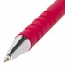 Ручка шариковая STAFF "EVERYDAY" BP-192, КРАСНАЯ, корпус прорезиненный красный, узел 0,7 мм, линия письма 0,35 мм, 142399