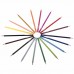 Карандаши цветные ЮНЛАНДИЯ "ДОМИКИ", 18 цветов, классические, грифель мягкий 3 мм, 181837