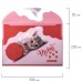 Папка-конверт с кнопкой BRAUBERG "FUNNY CAT", А4, 160 мкм, цветная печать, 228038