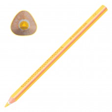 Карандаш цветной утолщенный STAEDTLER "Noris club", 1 шт., трехгранный, грифель 4 мм, желтый, 1284-1