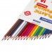 Карандаши цветные пластиковые BRAUBERG PREMIUM, 18 цветов, трехгранные, грифель мягкий 3 мм, 181662
