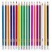 Карандаши цветные стираемые с ластиком ПИФАГОР "МАГИЯ", 18 цветов, пластиковые, 181575, 50