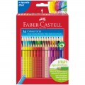 Карандаши цветные Faber-Castell "Grip", 36цв., трехгран., заточен., картон., европодвес,  112442